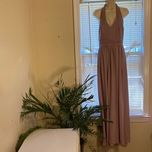 NWT David’s Bridal 2 halter dress long wedding formal NEW 24-469-1